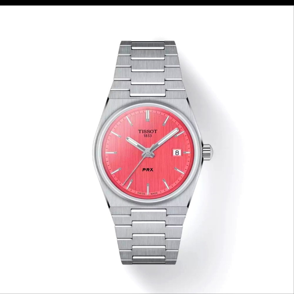 Pink Dial 35mm Tissot PRX